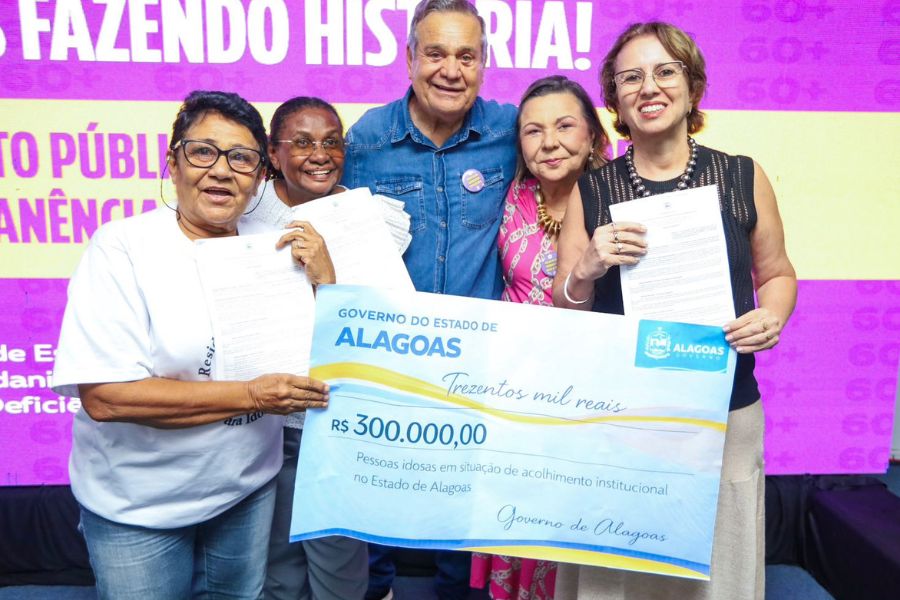 Com repasse de R$ 300 mil, Tereza Nelma fortalece rede de proteção à pessoa idosa em Alagoas